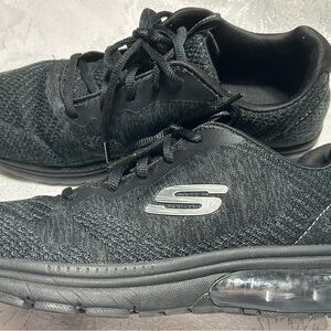 Skechers Charcoal and Black Sneakers